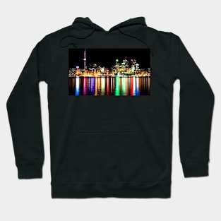 Toronto Skyline Night Hoodie